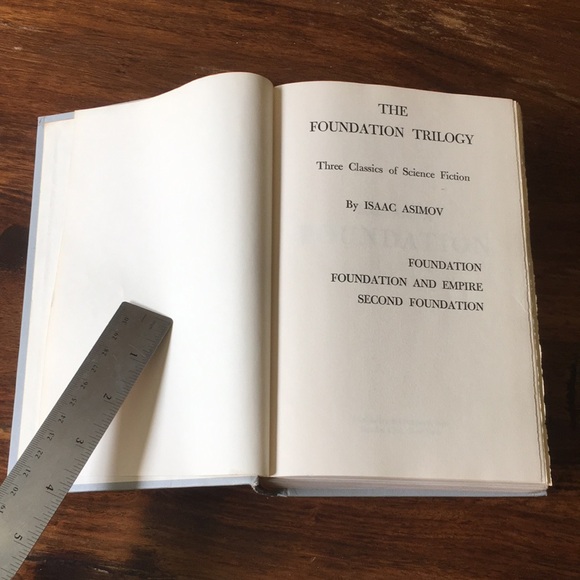 The Foundation Trilogy by Isaac Asimov Doubleday Science Fiction 1951 Hardcover - Picture 8 of 11